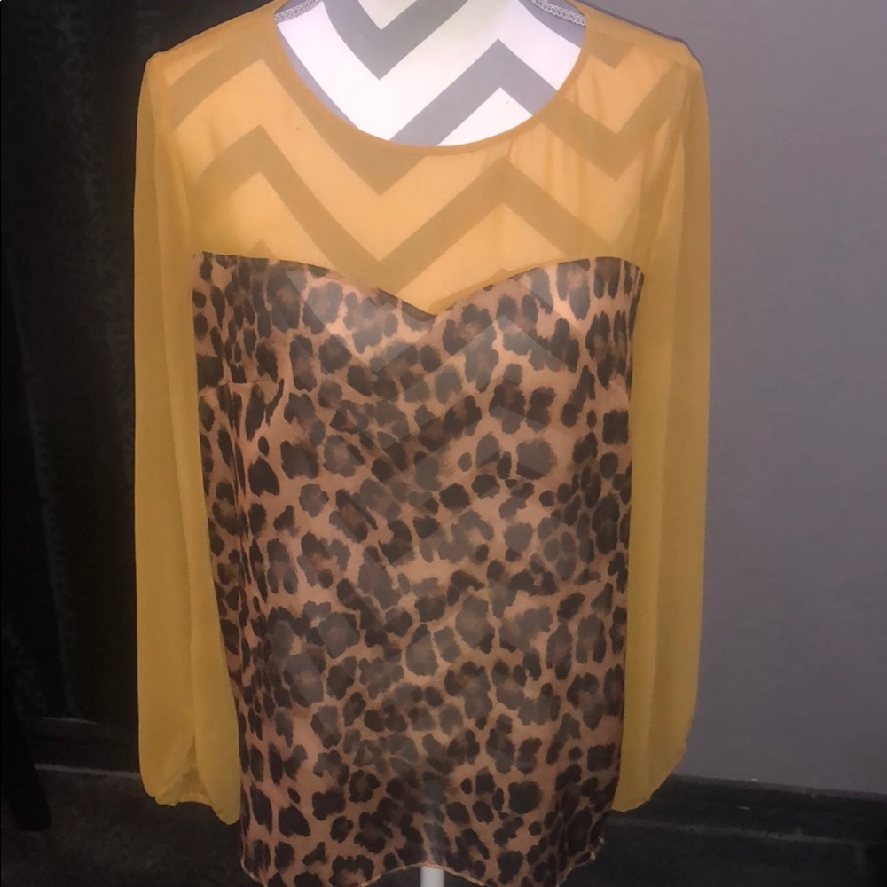 Leopard blouse